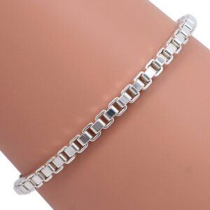 TIFFANY&Co. Venetian Bracelet Silver925 16.3g Women